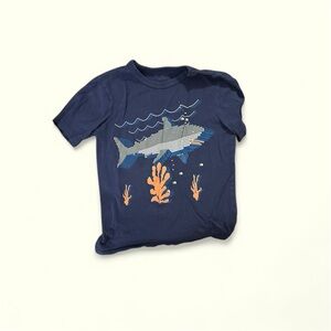 Children’s Place graphic T-shirt Minecraft style shark